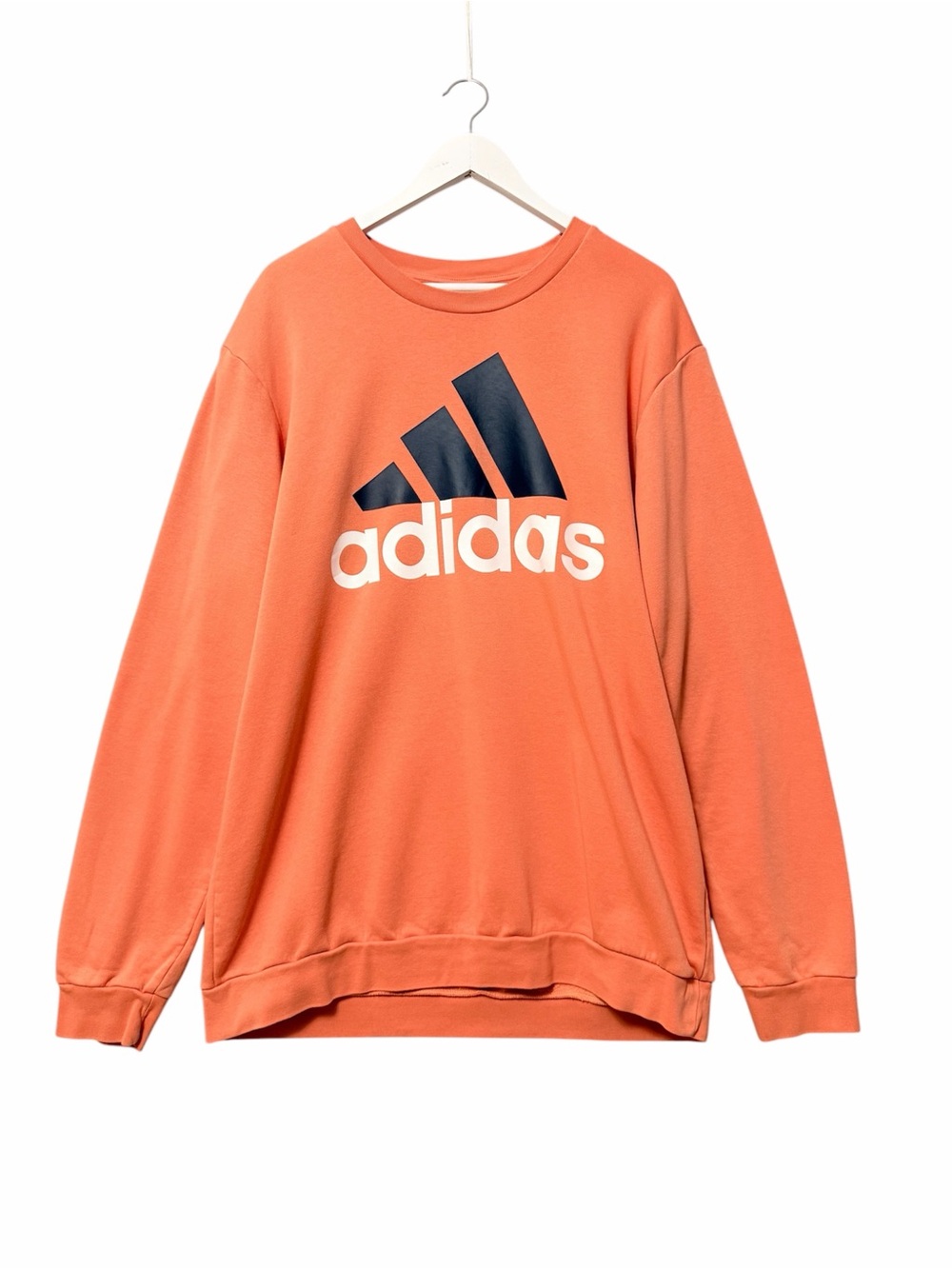 Adidas Men's Coral Logo Pullover Sweatshirt Size XL Tall